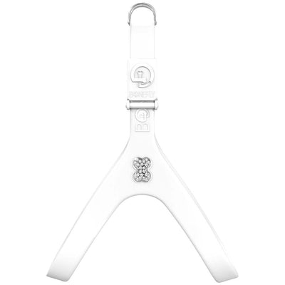 White Swarovski Harness - Silver/Clear