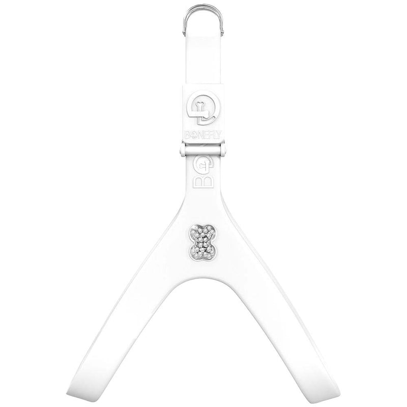 White Swarovski Harness - Silver/Clear