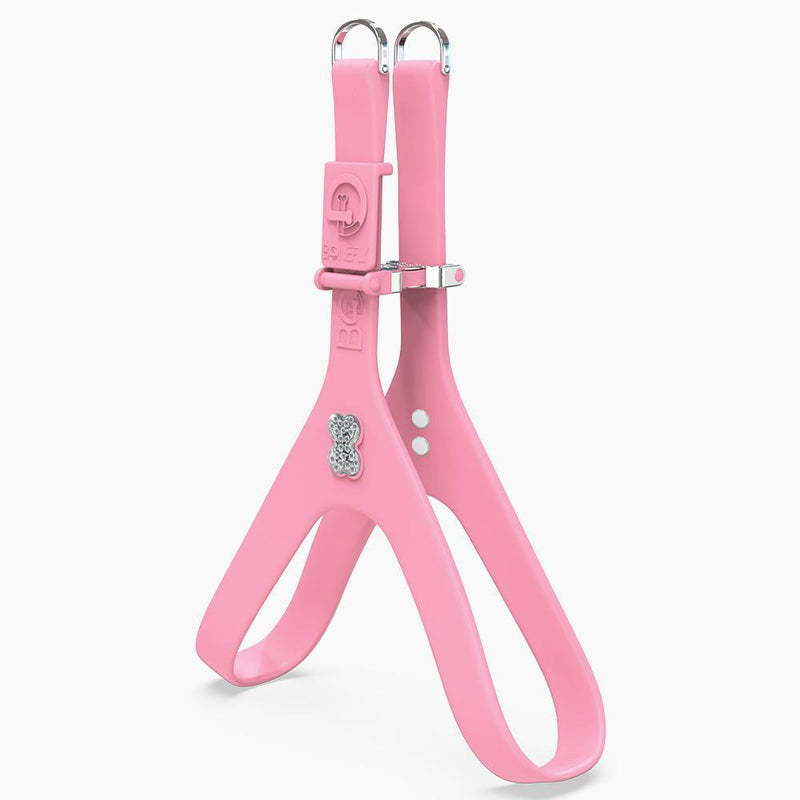 Baby Pink Swarovski Harness - Silver/Clear